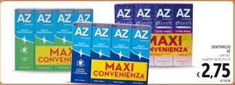 Spazio Conad DENTIFRICIO AZ offerta