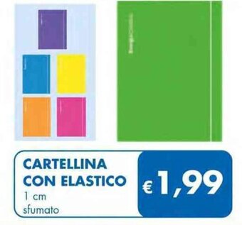 CARTELLINA CON ELASTICO 1 cm sfumato