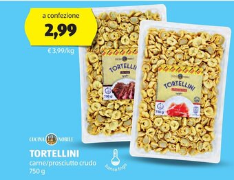 ALDI TORTELLINI carne/prosciutto crudo 750 g offerta