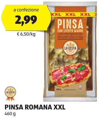 ALDI PINSA ROMANA XXL 460 g offerta