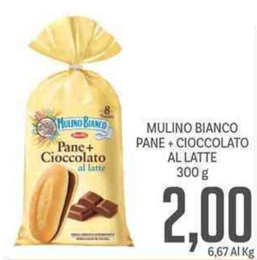 Mulino Bianco Pane Cioccolato Al Latte 300g Offerta Di Supermercati Piccolo