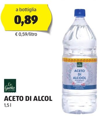ACETO DI ALCOL 1,5 l