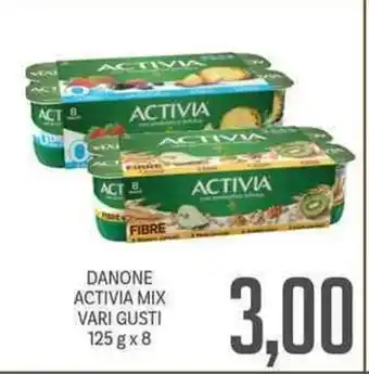 Supermercati Piccolo Danone Activia Mix 125g x 8 offerta