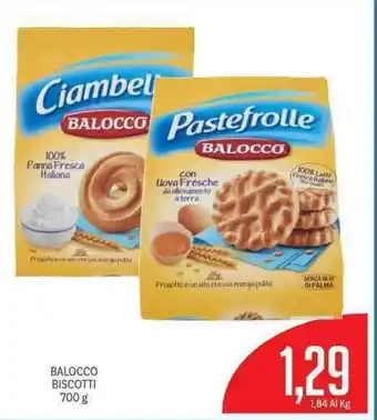 Supermercati Piccolo Balocco Biscotti 700g offerta