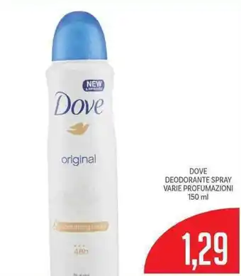 Supermercati Piccolo Dove Deodorante Spray 150ml offerta
