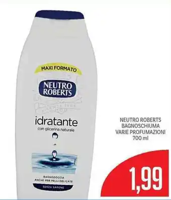 Supermercati Piccolo Neutro Roberts Bagnoschiuma 700ml offerta