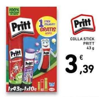 Conad COLLA STICK PRITT 43 g offerta