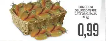 Supermercati Piccolo Pomodori Oblungo Verde offerta