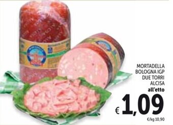 Spazio Conad MORTADELLA BOLOGNA IGP DUE TORRI ALCISA offerta