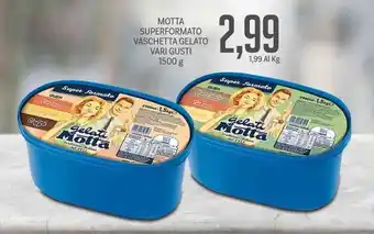 Supermercati Piccolo Motta Superformato Vaschetta Gelato 1500g offerta