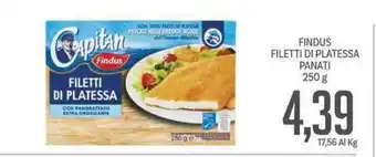 Supermercati Piccolo Findus Filetti di Platessa Panati 250g offerta