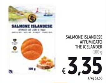 Spazio Conad SALMONE ISLANDESE AFFUMICATO THE ICELANDER 100 g offerta