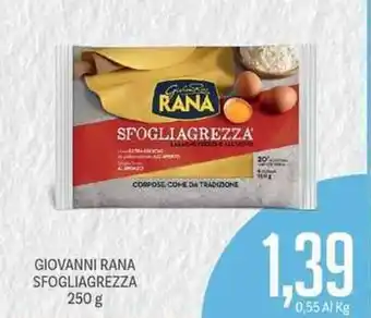 Supermercati Piccolo Giovanni Rana Sfogliagrezza 250g offerta