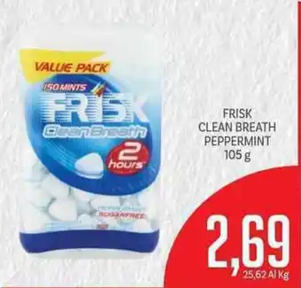 Brisk Clean Breath Peppermint 105g