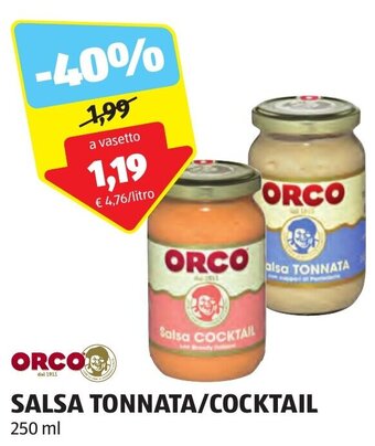 ORCO SALSA TONNATA/COCKTAIL 250 ml