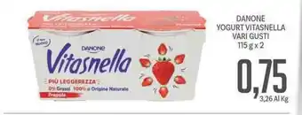 Supermercati Piccolo Danone Yogurt Vitasnella 115g x 2 offerta