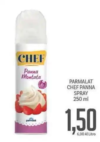 Supermercati Piccolo Parmalat Chef Panna Spray 250ml offerta