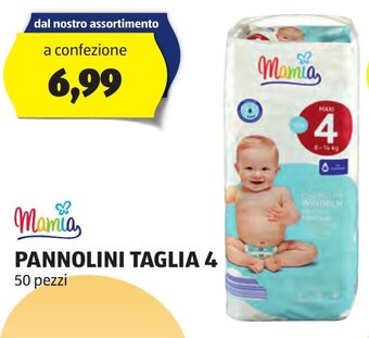 ALDI PANNOLINI TAGLIA 4 50 pezzi offerta