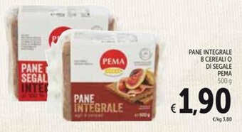 Spazio Conad PANE INTEGRALE 8 CEREALI O DI SEGALE PEMA 500 g offerta