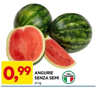DPiù ANGURIE SENZA SEMI al kg offerta
