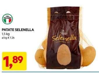 DPiù PATATE SELENELLA 1,5 kg offerta