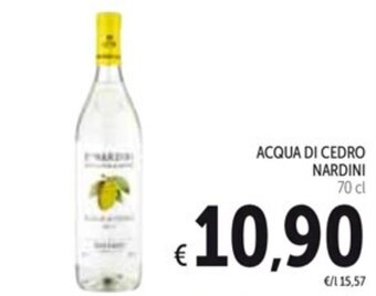 Spazio Conad ACQUA DI CEDRO NARDINI 70 cl offerta