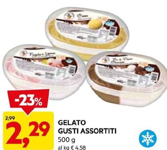 DPiù GELATO GUSTI ASSORTITI 500 g offerta