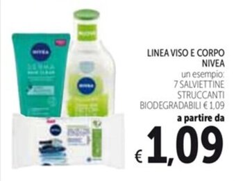 Spazio Conad LINEA VISO E CORPO NIVEA offerta