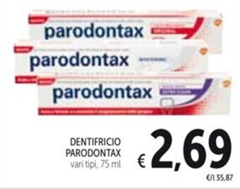 Spazio Conad DENTIFRICIO PARODONTAX vari tipi, 75 ml offerta
