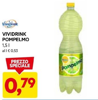 DPiù VIVIDRINK POMPELMO 1,5 L offerta