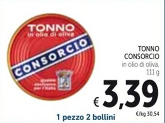Spazio Conad TONNO CONSORCIO in olio di oliva, 111 g offerta
