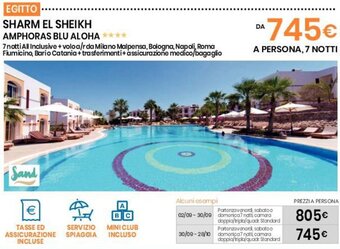 Eurospin SHARM EL SHEIKH AMPHORAS BLU ALOHA offerta