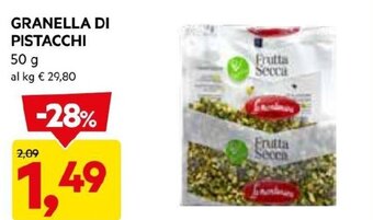 DPiù GRANELLA DI PISTACCHI 50 g offerta