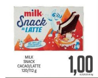 Supermercati Piccolo MILK SNACK CACAO/LATTE 120/112 g offerta