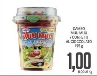 Supermercati Piccolo CAMEO MUU MUU + CONFETTI AL CIOCCOLATO 125 g offerta