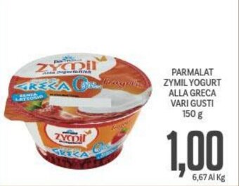 Supermercati Piccolo PARMALAT ZYMIL YOGURT ALLA GRECA VARI GUSTI 150 g offerta