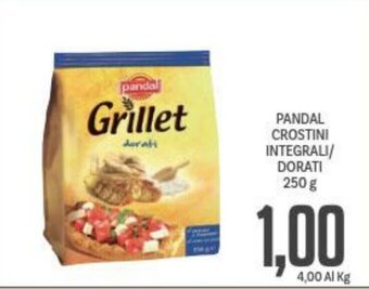 Supermercati Piccolo PANDAL CROSTINI INTEGRALI/ DORATI 250 g offerta