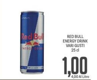 Supermercati Piccolo RED BULL ENERGY DRINK VARI GUSTI 25 cl offerta