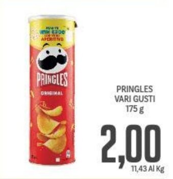 Supermercati Piccolo PRINGLES VARI GUSTI 175 g offerta