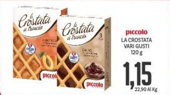 Supermercati Piccolo piccolo LA CROSTATA VARI GUSTI 120 g offerta