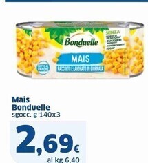Sigma Bonduelle mais offerta