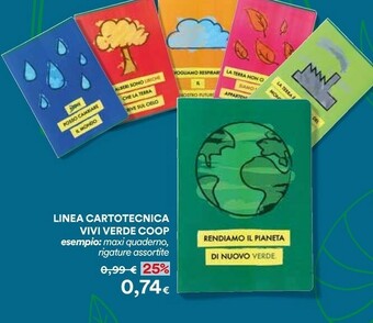 Coop Coop Linea Cartotecnica Vivi Verde offerta