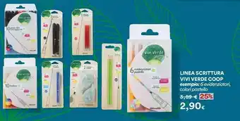 Coop Coop Linea Scrittura Vivi Verde offerta