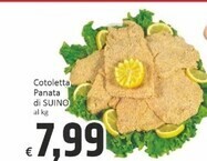 Paghi Poco Cotoletta panata di suino offerta
