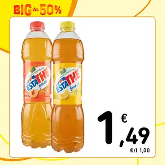 Conad THE' ESTATHE' limone, pesca, 1,5 litri offerta