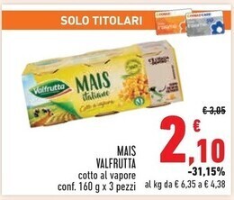 Conad Valfrutta mais offerta