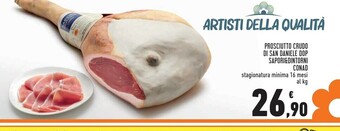 Conad Conad prosciutto crudo di san daniele dop sapori&dintorni offerta