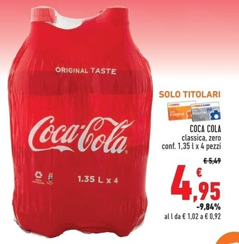 Conad Superstore Coca cola classica offerta