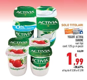 Conad Superstore Danone yogurt activia offerta