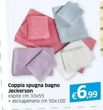 Famila Jeckerson Coppia Spugna Bagno offerta